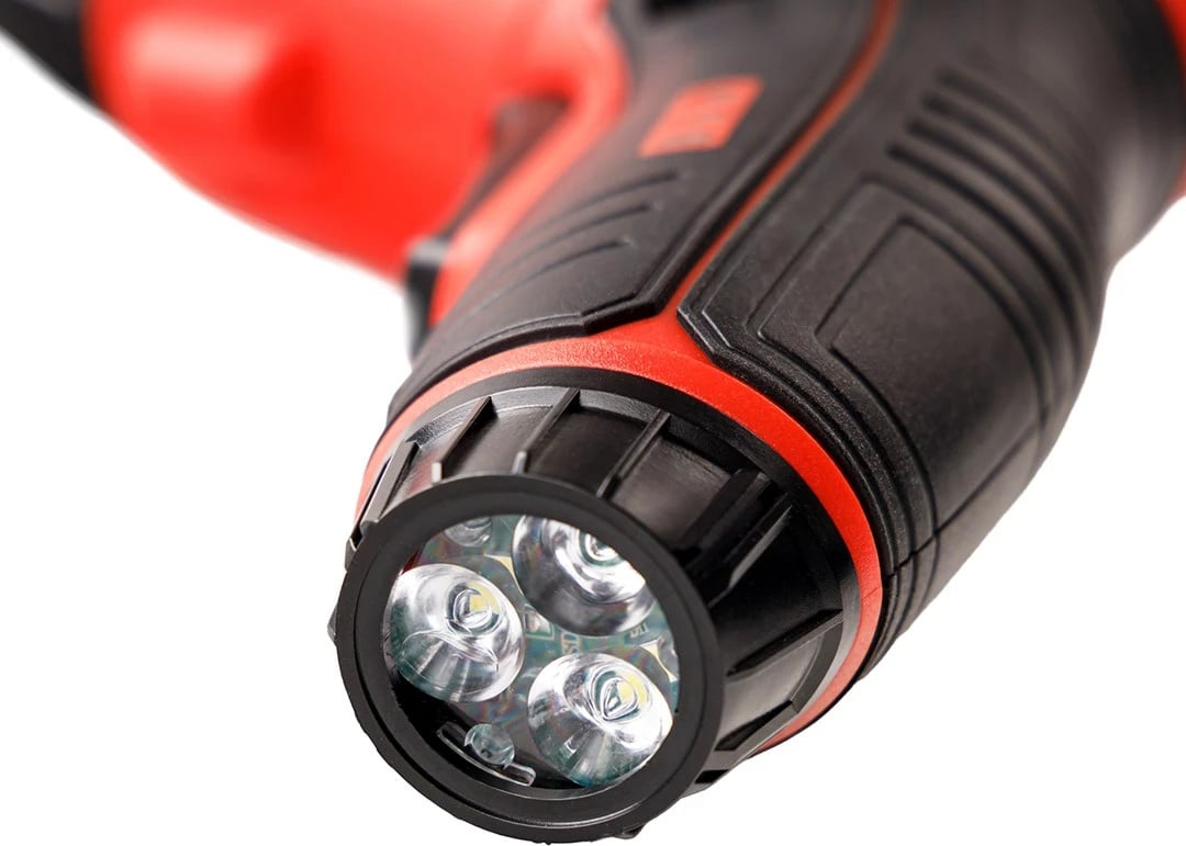 Kaçavidë elektrike Casals CCS3621BC, 3.6V, me valixhe dhe LED, e zezë/kuqe