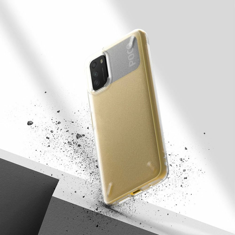 Mbështjellës Ringke Onyx për Xiaomi Poco M3, Transparent