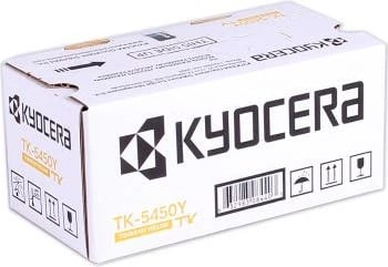 Toner, Kyocera, TK-5450, origjinal, 2400–4400 faqe, e verdhë