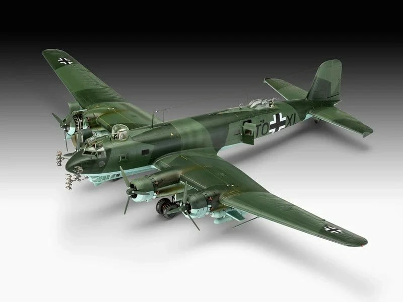 Model plastik aeroplan Revell Focke-Wulf Fw 200 C-5/C-8 REV-03777, shkallë 1:72, 240 pjesë, gjatësi 32.8 cm
