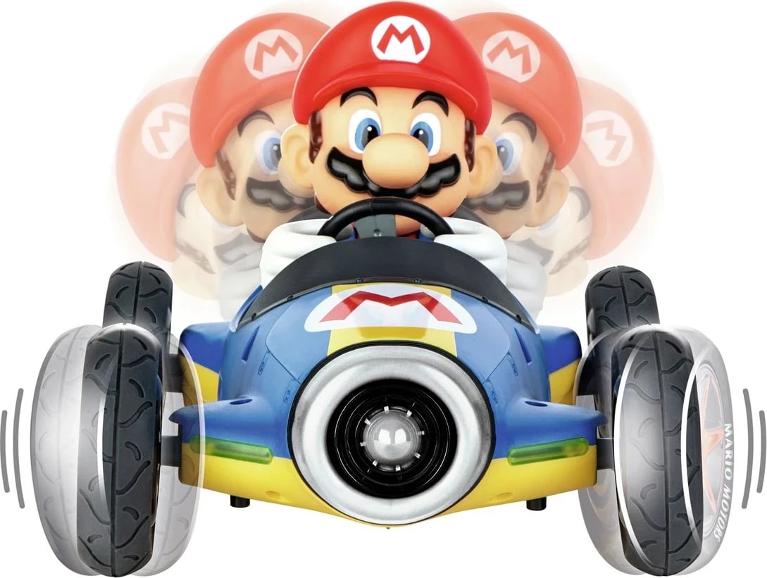 Makina RC Carrera Mario Kart Mach 8, Elektrike, 1:18, Shumëngjyrëshe