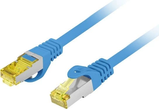 Kabllo rrjeti Lanberg PCF6A-10CU-0025-B, CAT 6a, 0.25m, Kaltër