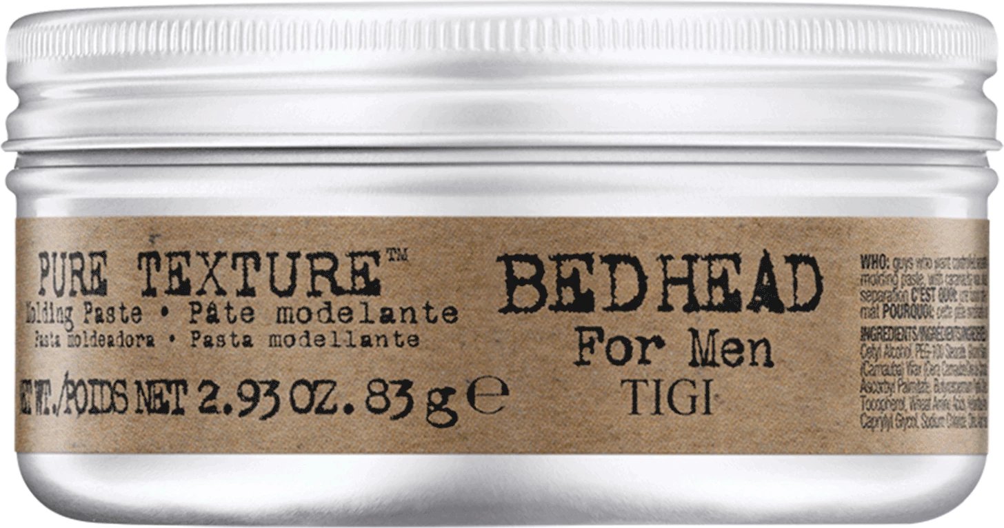 Pastë për stilim flokësh Tigi Bed Head For Men Pure Texture Molding Paste për meshkuj 83g