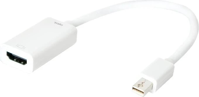 Kabllo LogiLink mini DisplayPort, 10cm, i bardhë