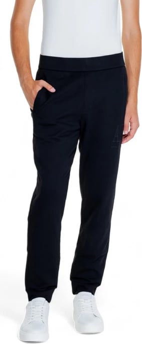 Pantallona meshkuj Armani Exchange, të zeza