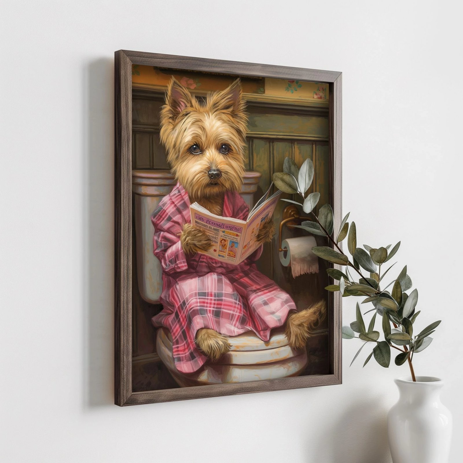 Pikturë dekorative me kornizë MDF, Wallity, AI001, shumëngjyrëshe, 35x47x3.5cm