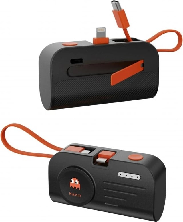 Set udhëtimi HAVIT STK011 EU me karikues, power bank, kabllo USB-C dhe ventilator dore, zi