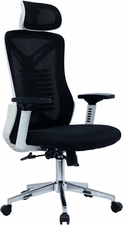 Karrige për zyre Andrew, e bardhë/e zezë