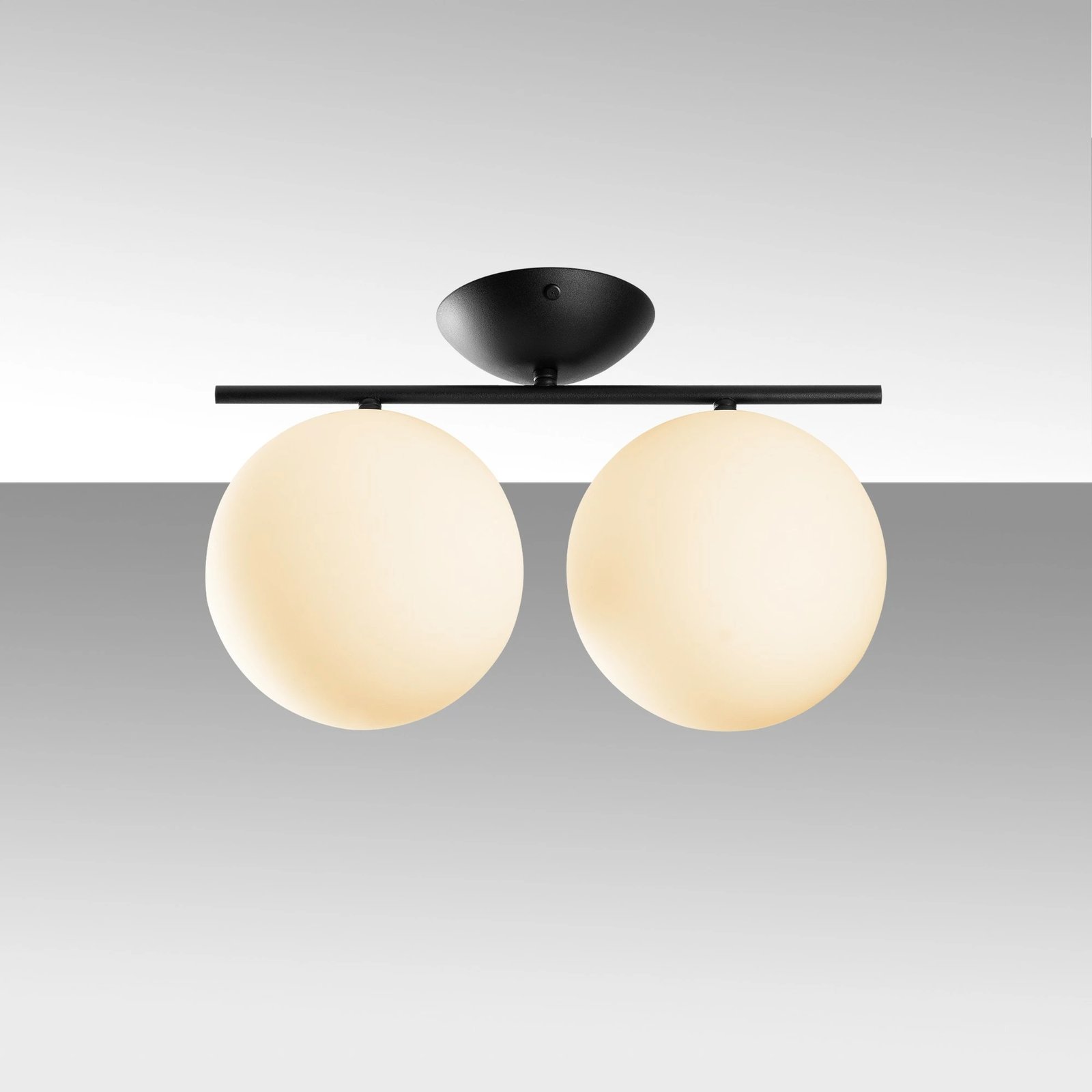 Llambë tavani Opviq, Luminar - 14115, trup metalik, ngjyrë e zezë