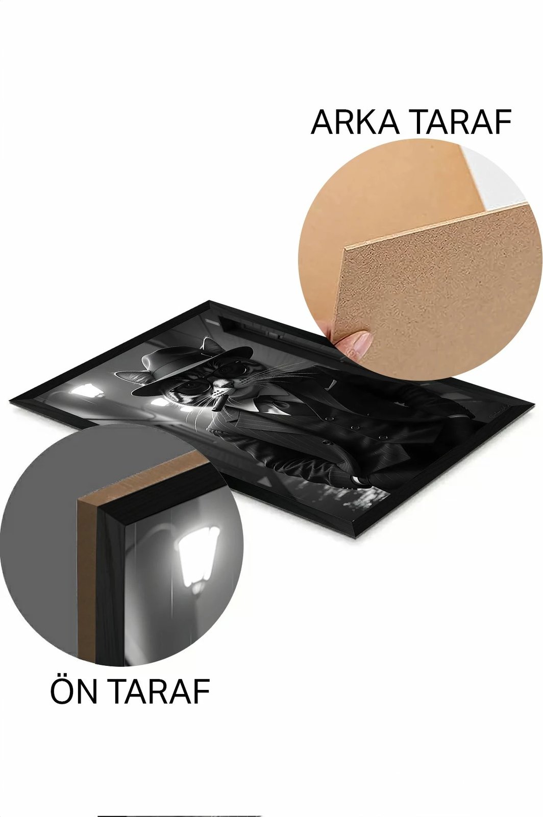 Pikturë dekorative Wallity, Arthynmodel3348-14, shumëngjyrëshe, 33x48cm