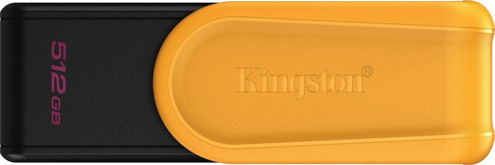 USB Kingston DataTraveler Exodia S 512GB, USB 3.2, zi/verdhë