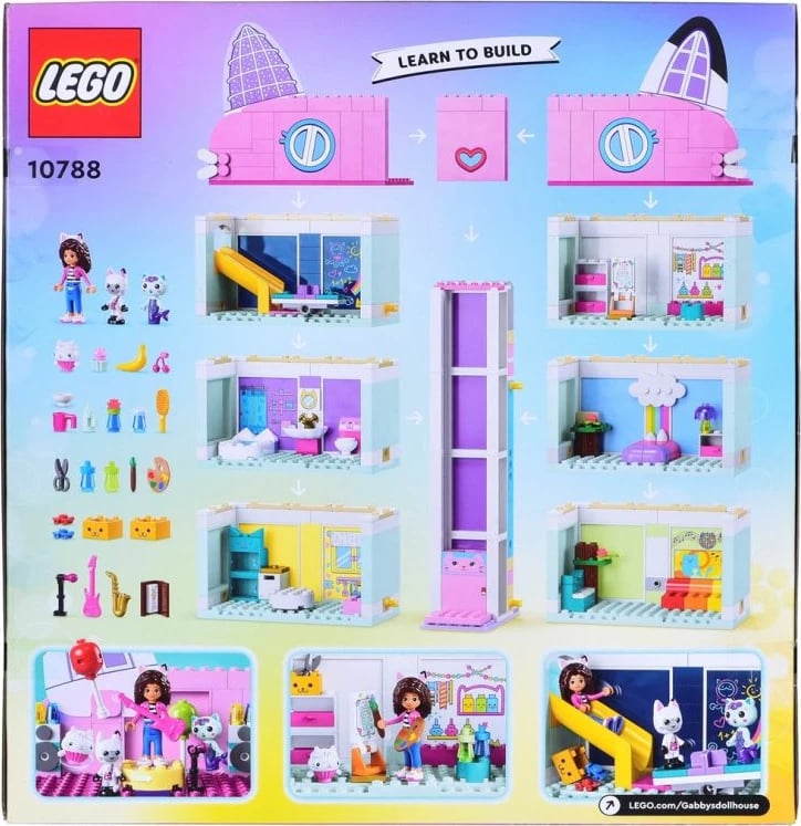 Set lodrash Lego për fëmijë Gabby's Dollhouse