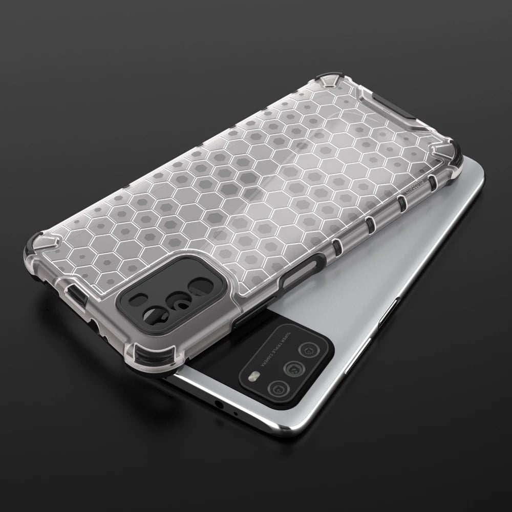 Mbështjellës Hurtel Honeycomb për Xiaomi Poco M3, Transparent