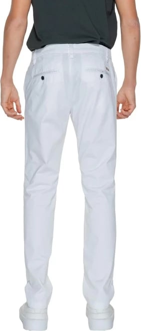 Pantallona për meshkuj Armani Exchange, të bardha