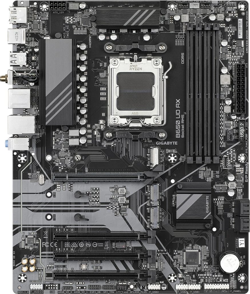 Pllakë amë Gigabyte B650 UD AX, Socket AM5, ATX