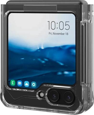 Mbështjellës Urban Armor Gear Plyo për Samsung, 6.7 inç, transparent, i bardhë