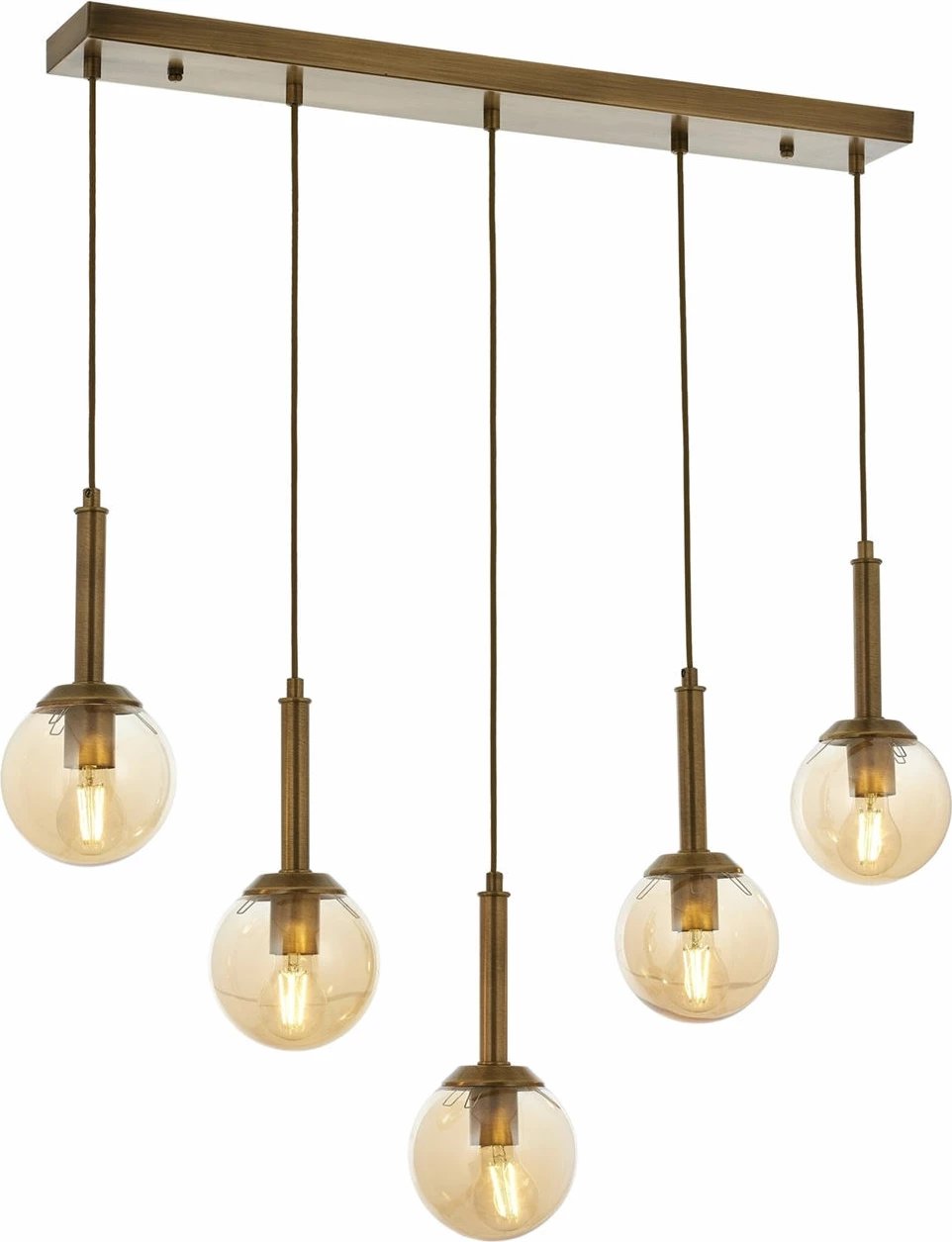 Kandil tavani Opviq, AV-1781-5EY, ngjyrë antike, 5 llamba