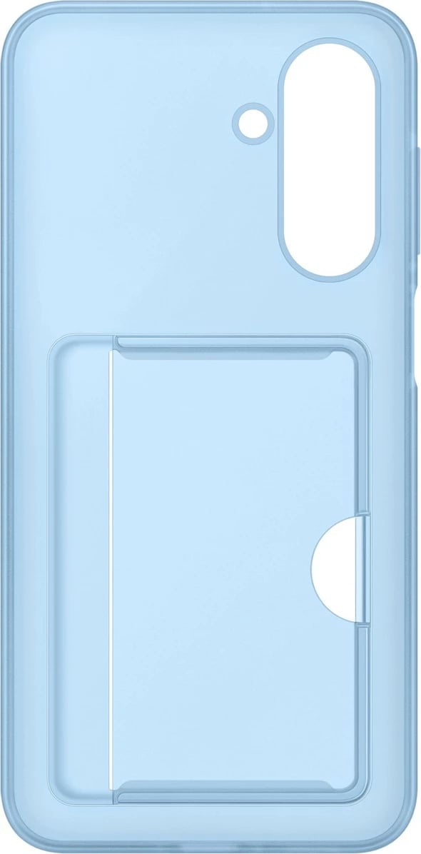 Mbështjellës Samsung Galaxy A17 Card Slot, transparent, blue