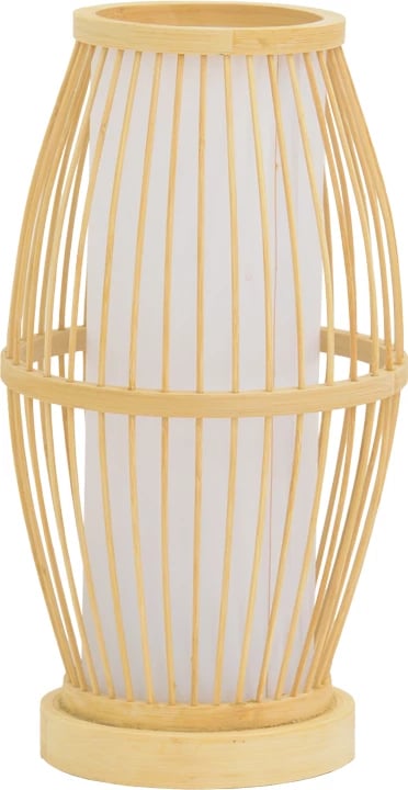Llambë tavoline Werek Inart E27 bambu ngjyrë natyrale D18χ33cm
