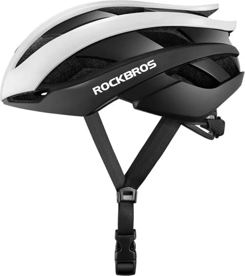 Helmetë biçiklete Rockbros 10110004001, L, bardhë/zezë