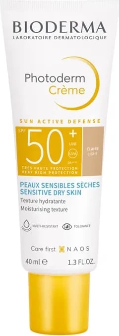 Krem për fytyrë me ngjyrë SPF50+ Bioderma Photoderm Light, 40ml unisex
