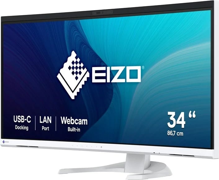 Monitor EIZO FlexScan EV3450XC-WT, 34.1", UltraWide Quad HD, IPS, Bardhë