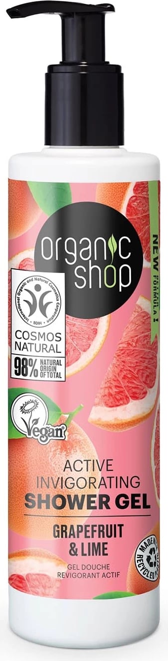 Xhel dushi Organic Shop Grapefruit & Lime 280ml