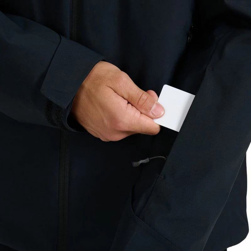 Jakne ski për meshkuj 4f, e zezë