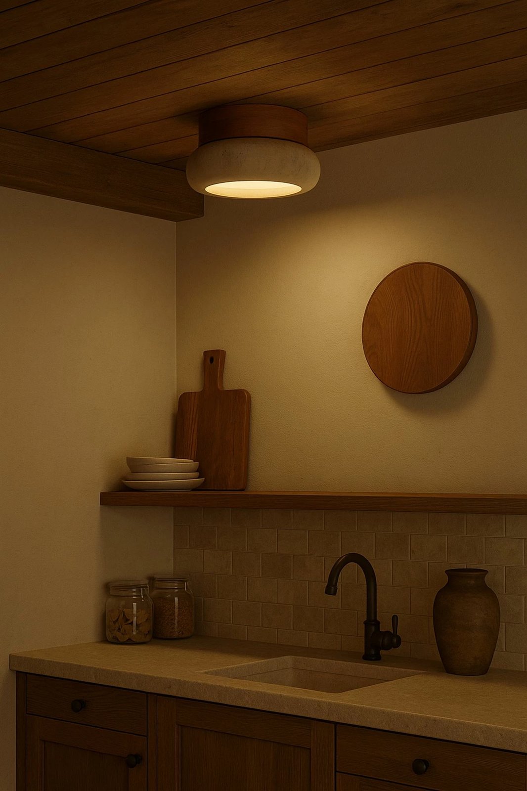 Llambë muri Opviq, Worm-S, ngjyrë lisi