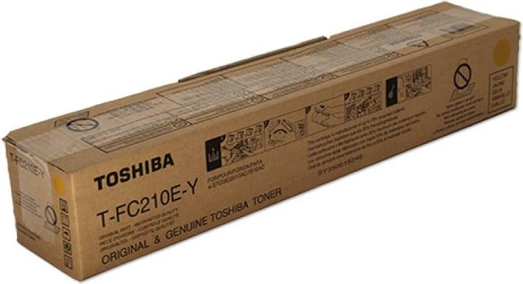 Toner Toshiba T-FC210E-Y kapacitet rreth 24,000 faqe, e verdhë