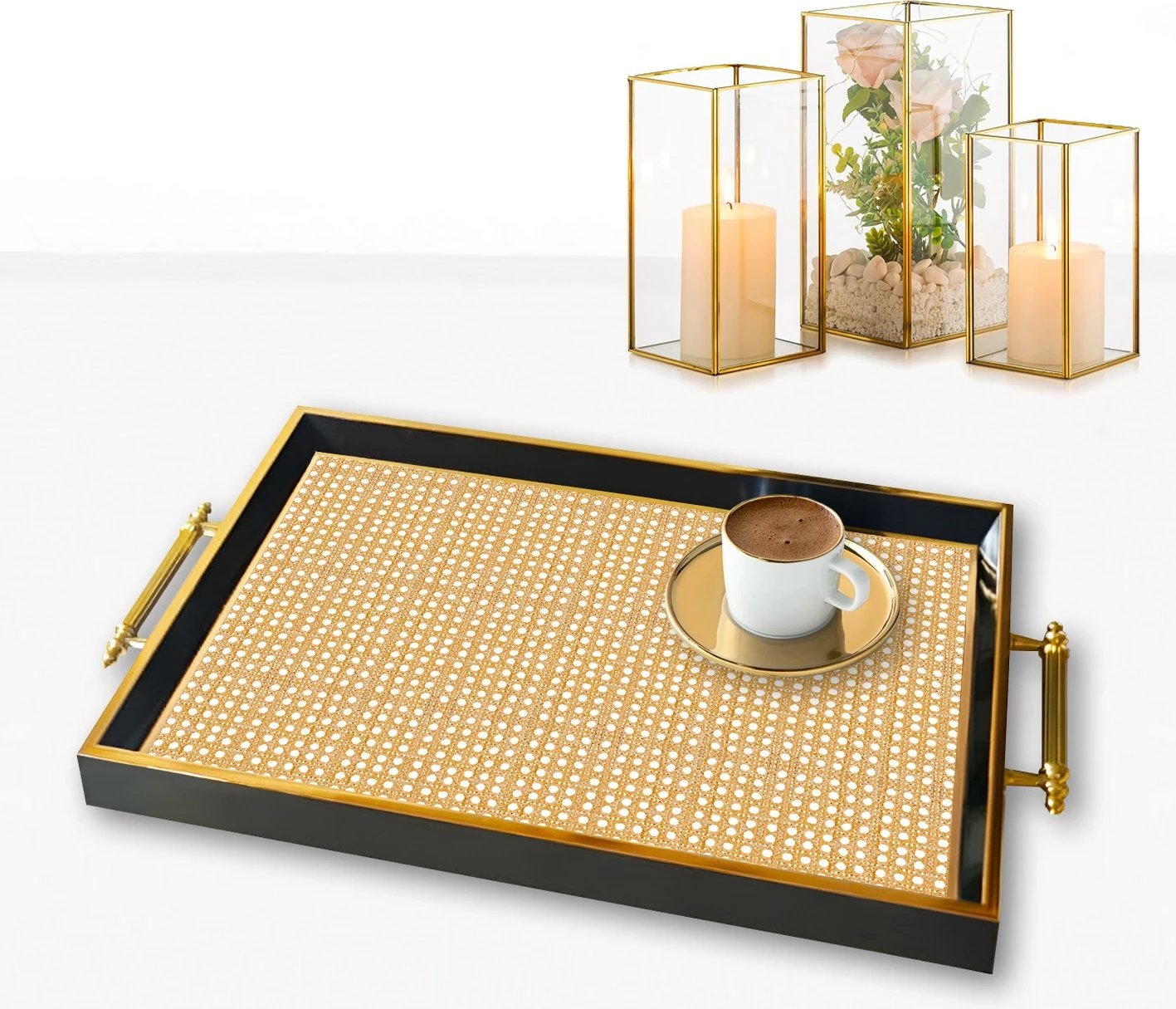 Tabaka dekorative prej qelqi, shumëngjyrëshe, Aberto Design, TPA9895