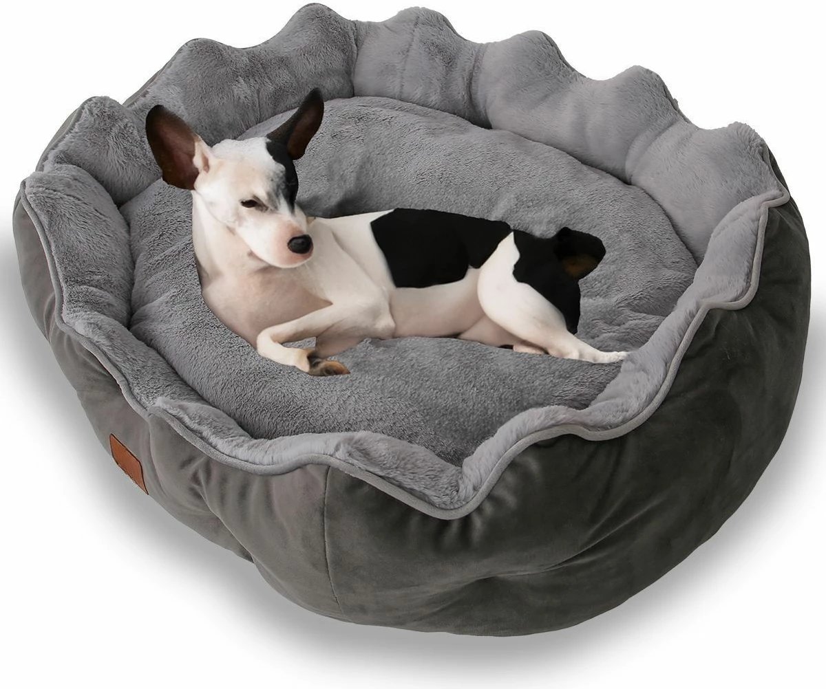 Shtrat për qen Elsa, anthracite, Paws & Whiskers, madhësia M