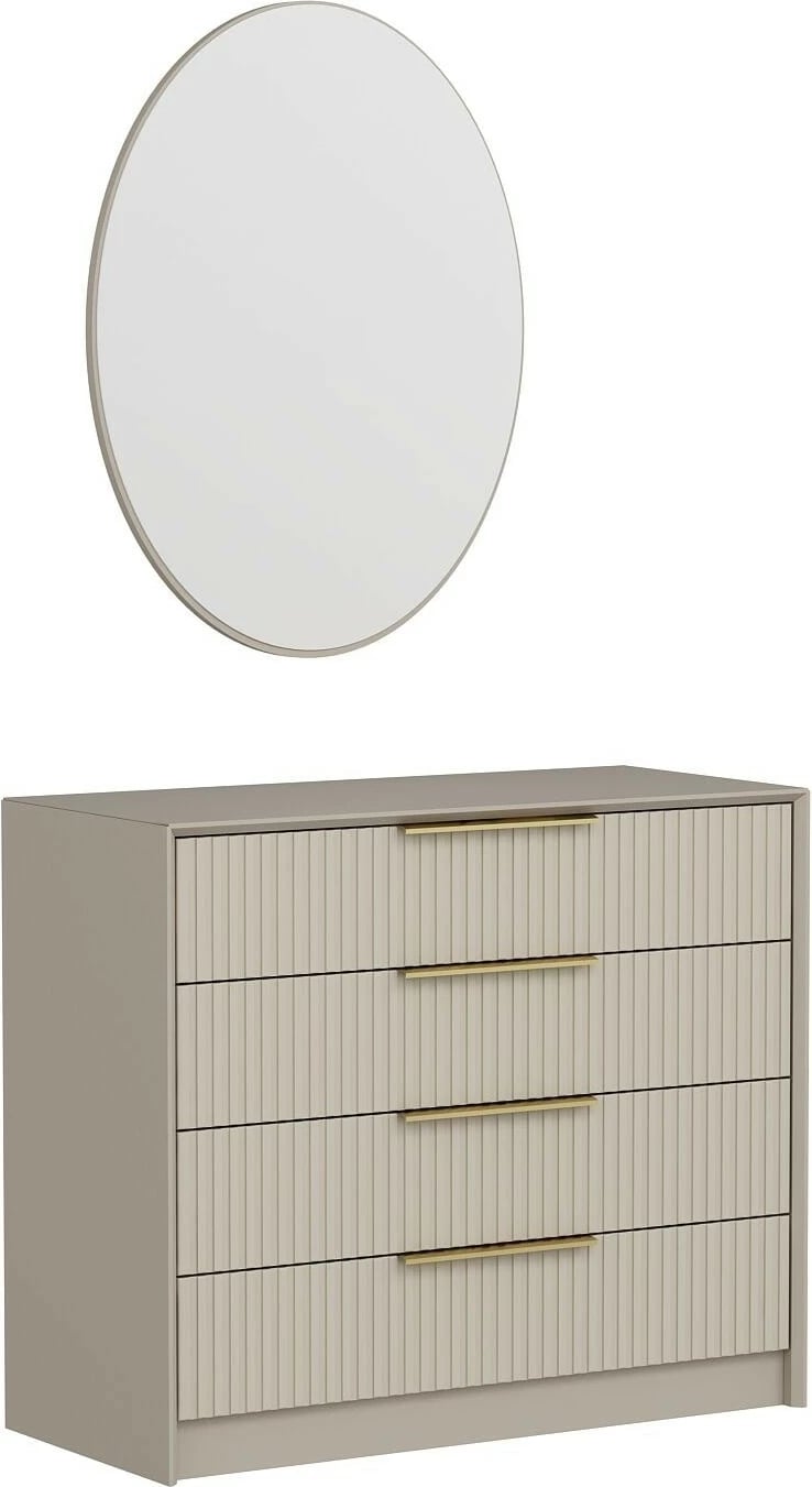 Komodë Hanah Home, Kale Luxe - 7940, ngjyrë gur