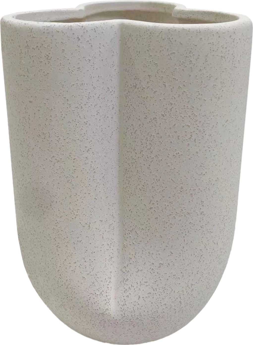 Dekor tavoline prej qeramike, ngjyrë e bardhë, FH4613.01, Φ16x22H cm