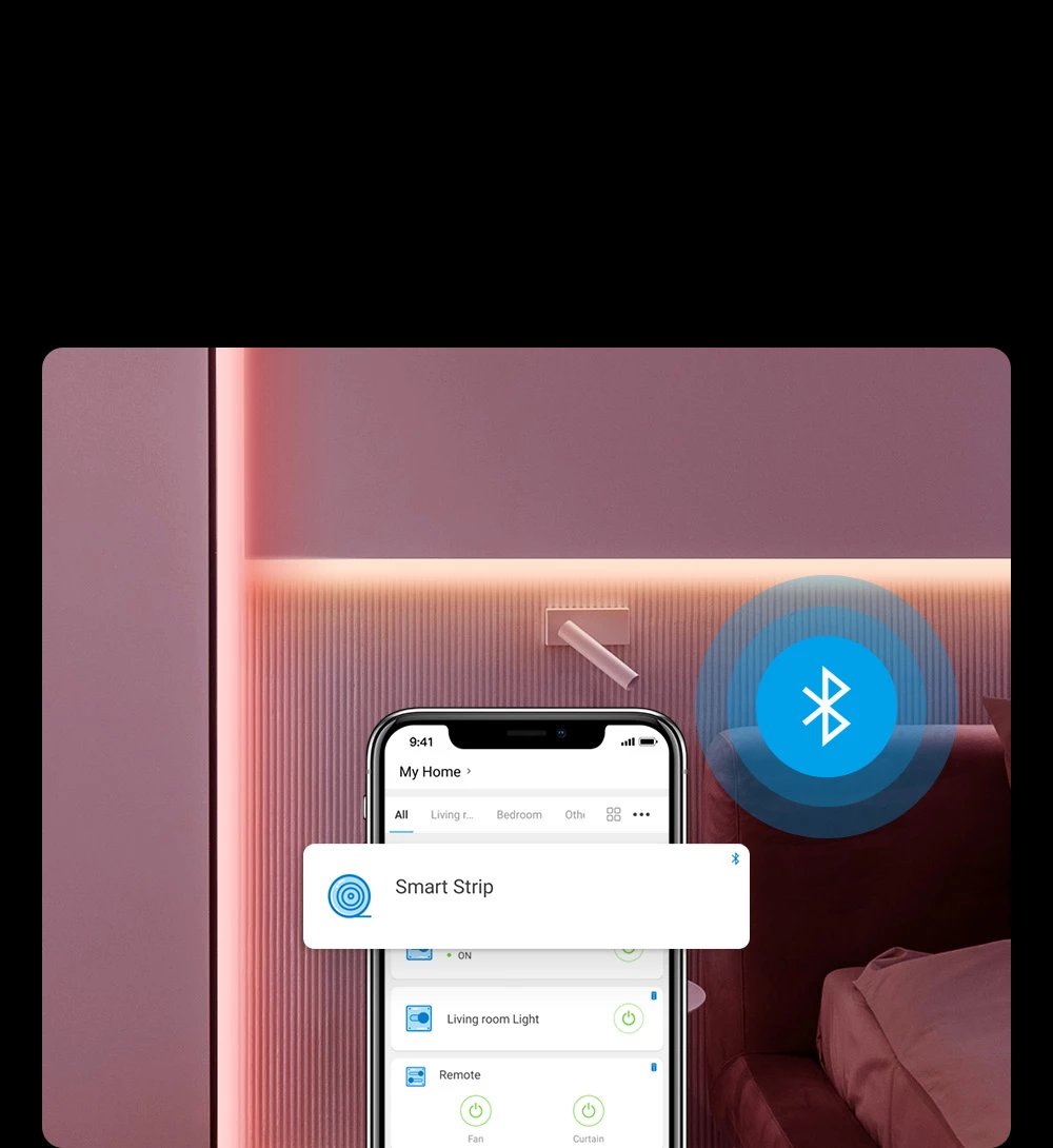 Shirit LED inteligjent Sonoff L2-5M, 5m, RGB, Wi-Fi, me telekomandë, i papërshkueshëm nga uji, set Shirit LED inteligjent Sonoff L2-5M, 5m, RGB, Wi-Fi, me telekomandë, i papërshkueshëm nga uji, set