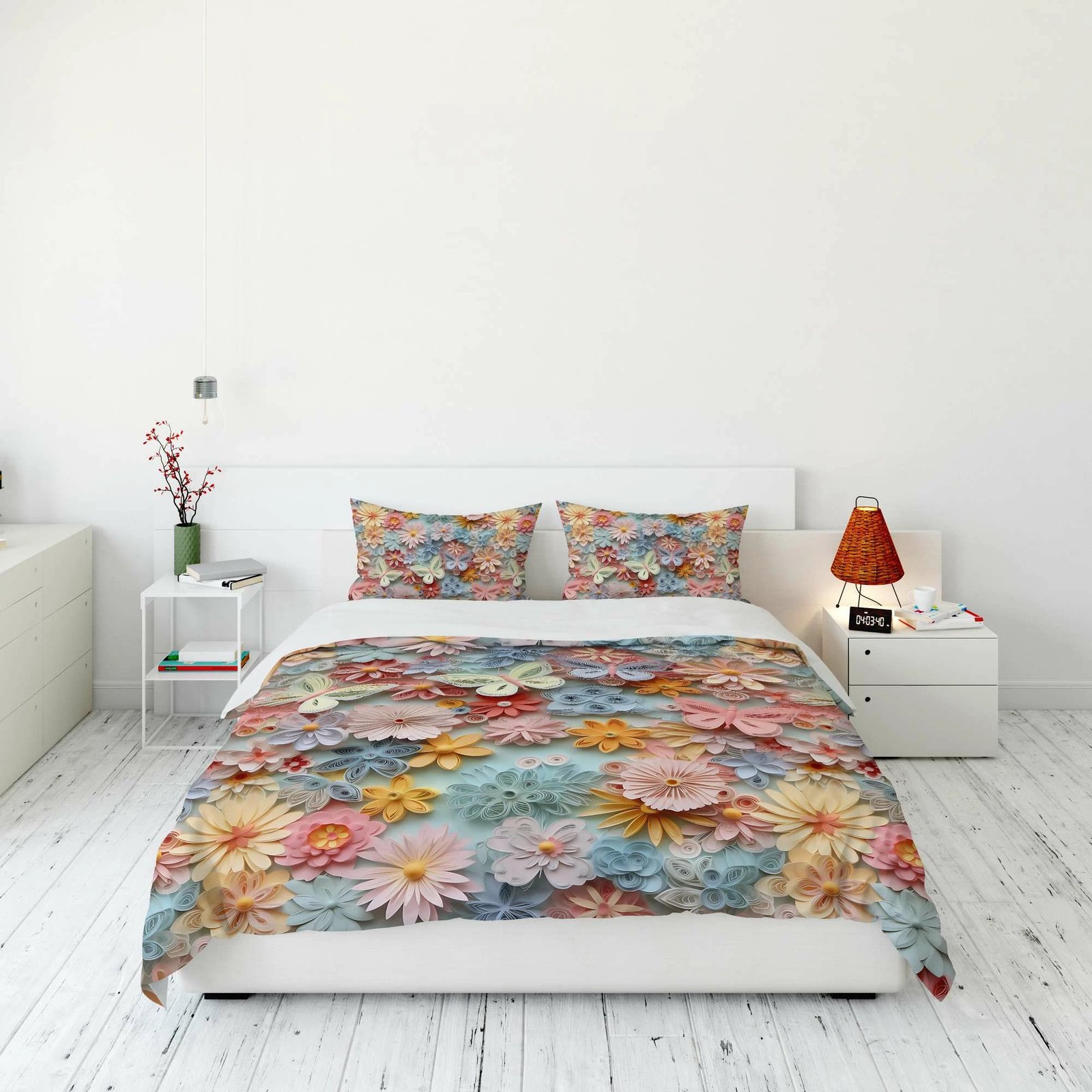 Set mbulesë për jorgan dopio, shumëngjyrëshe, L'essentiel, FLW_DVT25-10