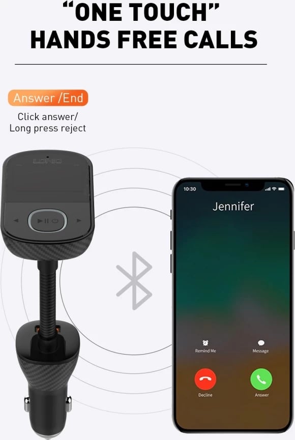 Karikues Për Veturë LDNIO C705Q (Zezë) Karikues Për Veturë LDNIO C705Q (Zezë)