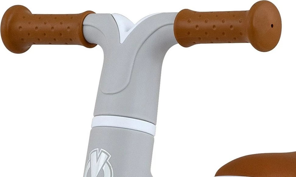 Biçikletë balancuese fëmijësh, Milly Mally Velo Kids, rrota 7" EVA, kornizë plastike e lehtë, 18+ muaj, kafe