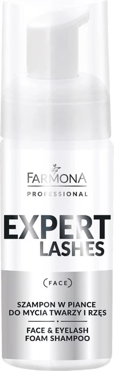 Shkumë pastruese për fytyrë dhe qerpikë Farmona Professional Expert Lashes për femra, 100ml