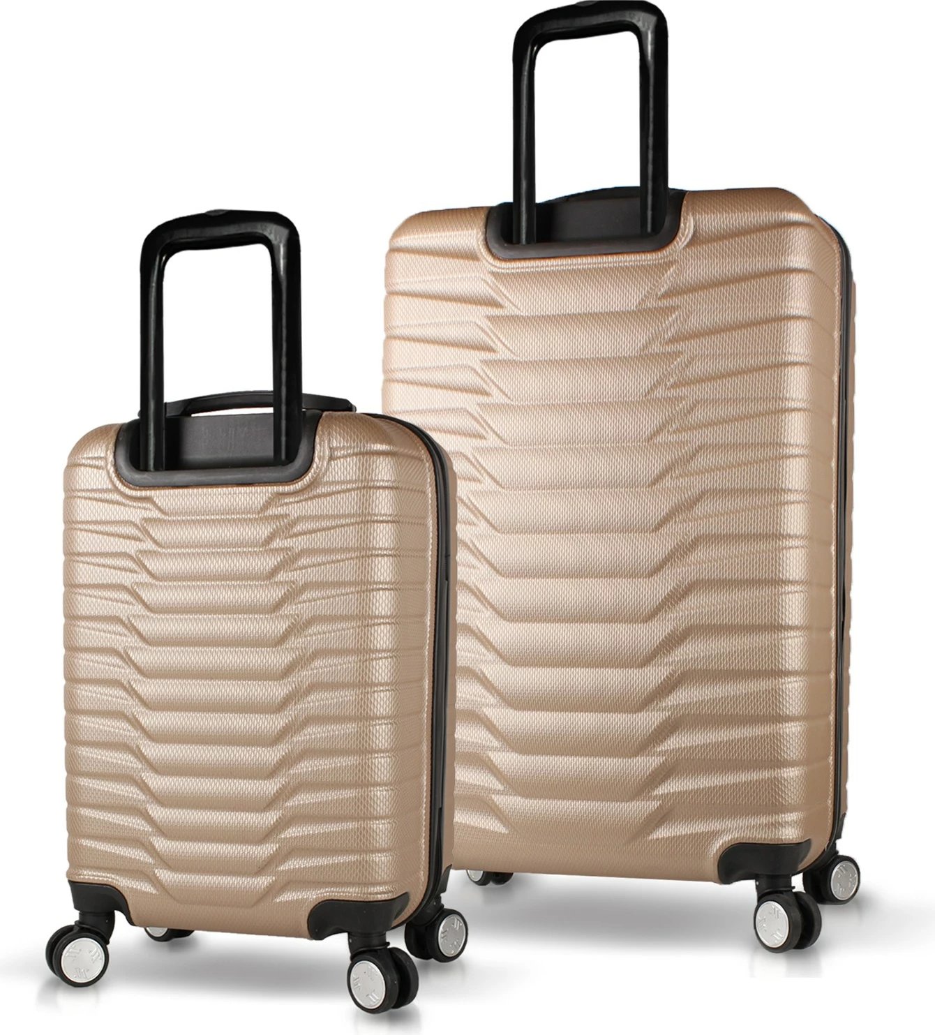 Set valixhesh (2 copë), Zoozie Bags, ngjyrë ari, 5714