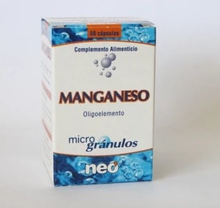 Suplement ushqimor Neo Microgranulos Manganeso 50 kapsula