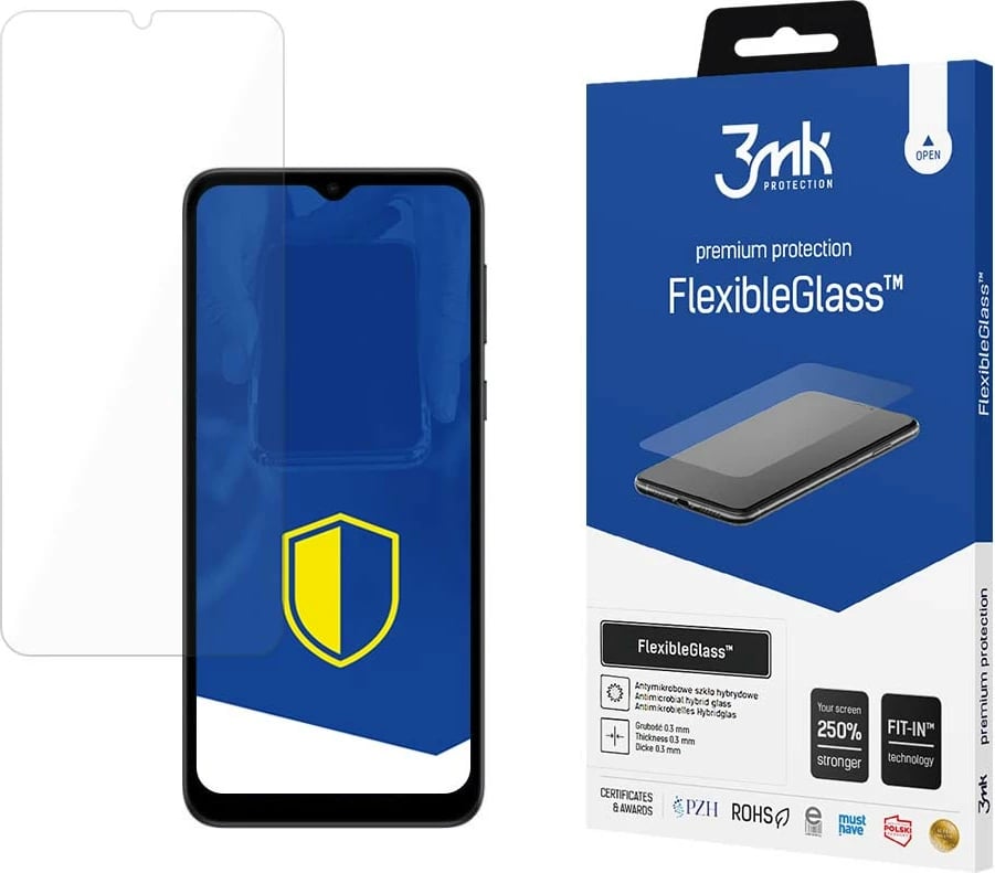 Mbrojtës ekrani FlexibleGlass 3mk për Motorola Moto E13, ultra i hollë, antibakterial