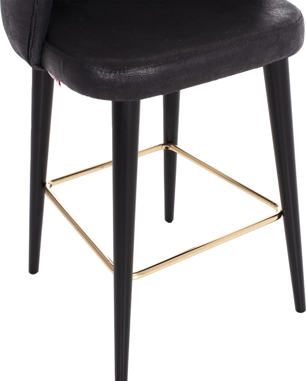 Karrige për bar profesionale FH9281.14, lloj NUBUCK, dru i zi, 50x62x108,5H cm