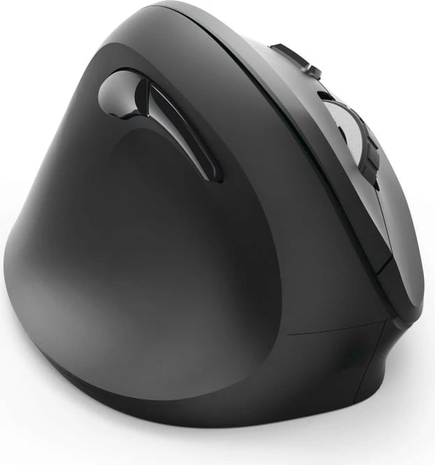 Maus ergonomik Hama EMW-500, pa kabllo, për mëngjarashë, i zi
