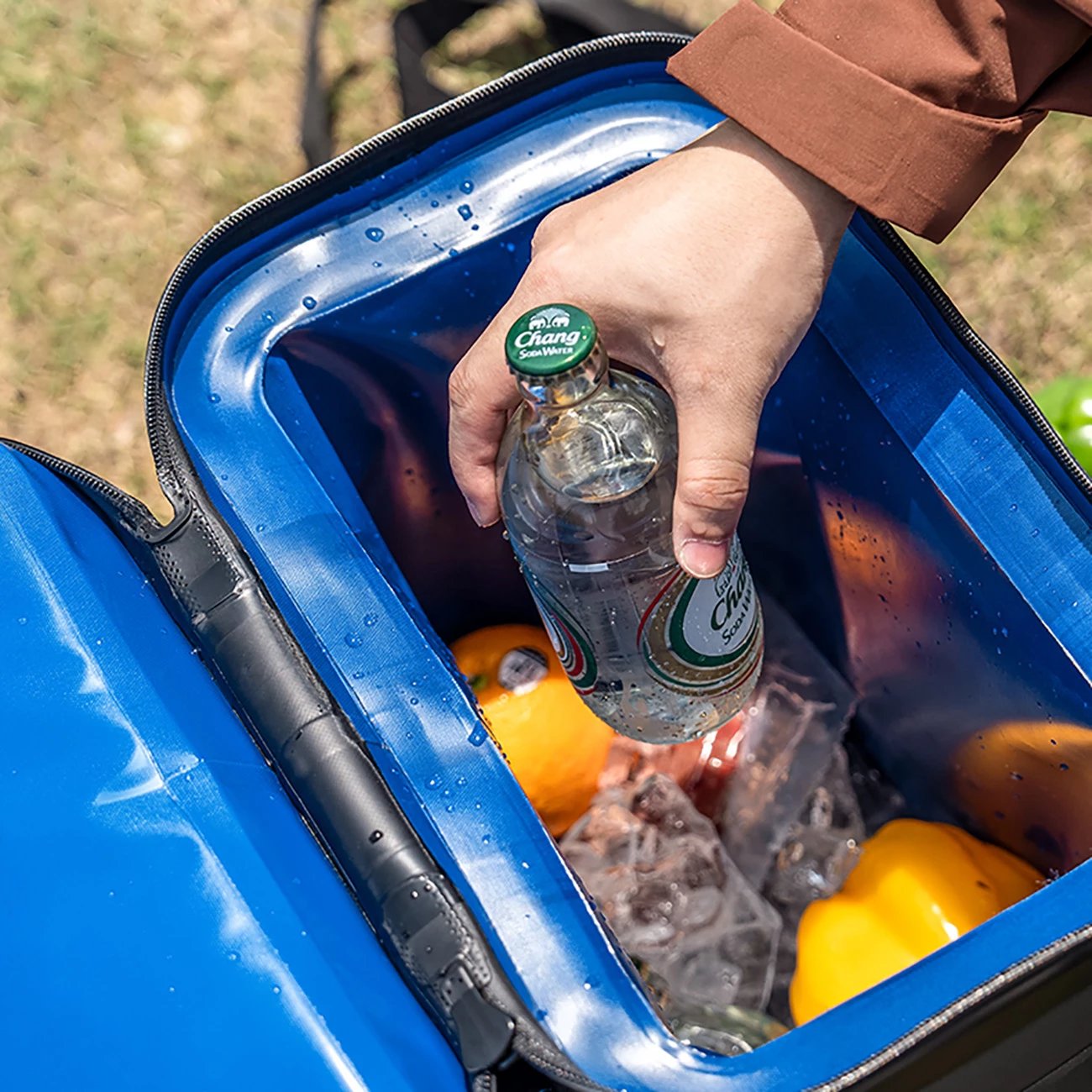 Çantë shpine termike Rockbros 3016001301, 20l + 2.5l, e gjelbër, set