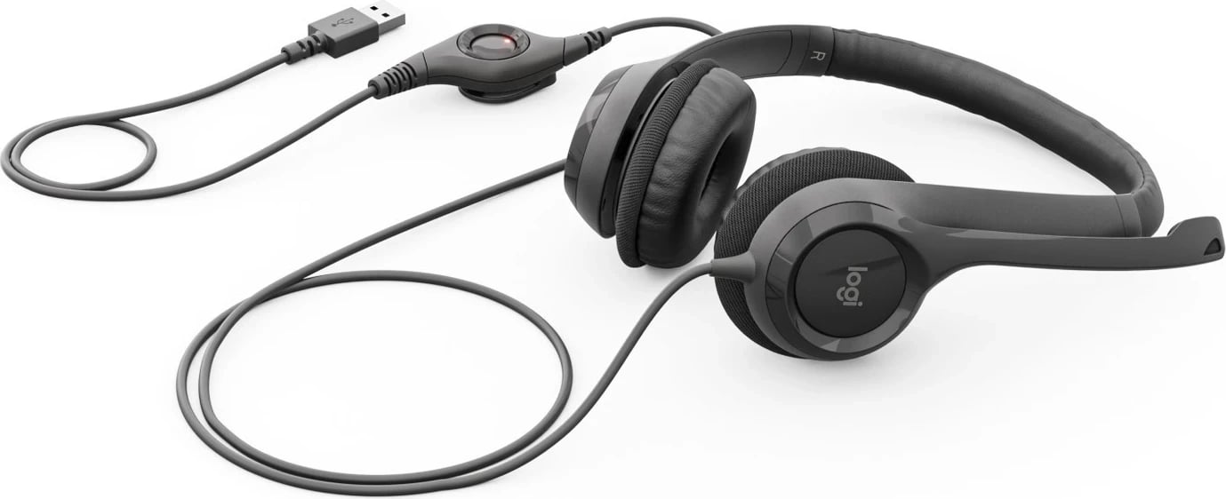 Kufje Logitech H390, të zeza