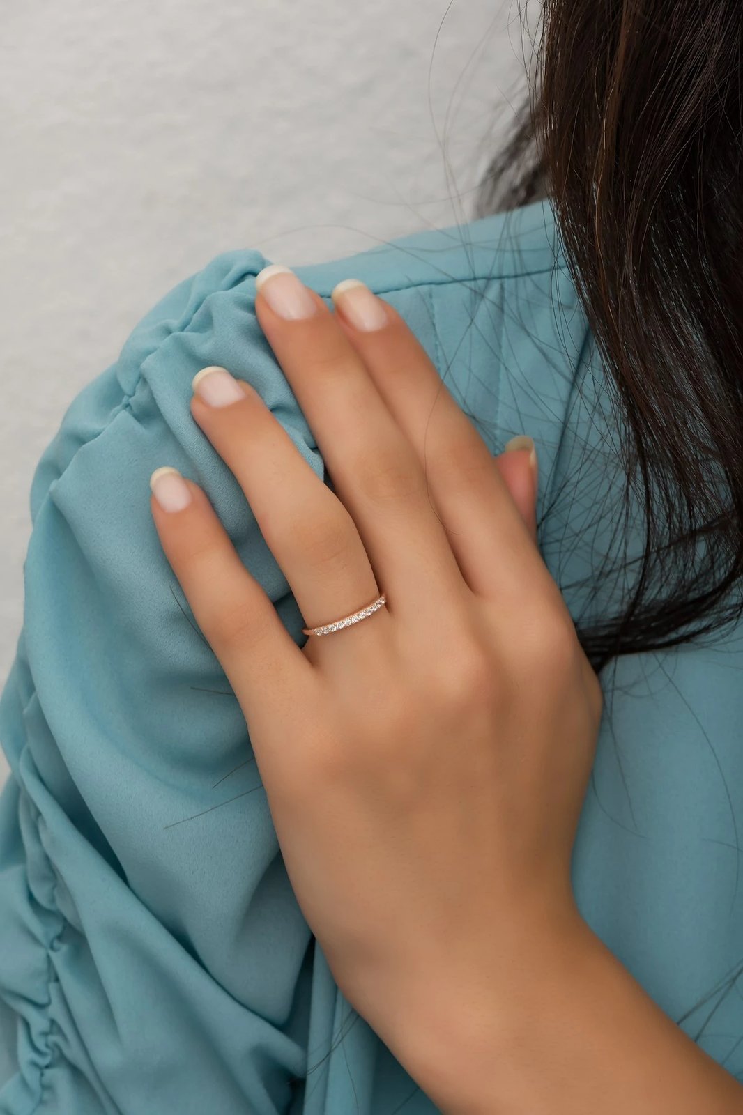 Unazë argjendi, ngjyrë rozë ari, Jumeon, NRZ99707