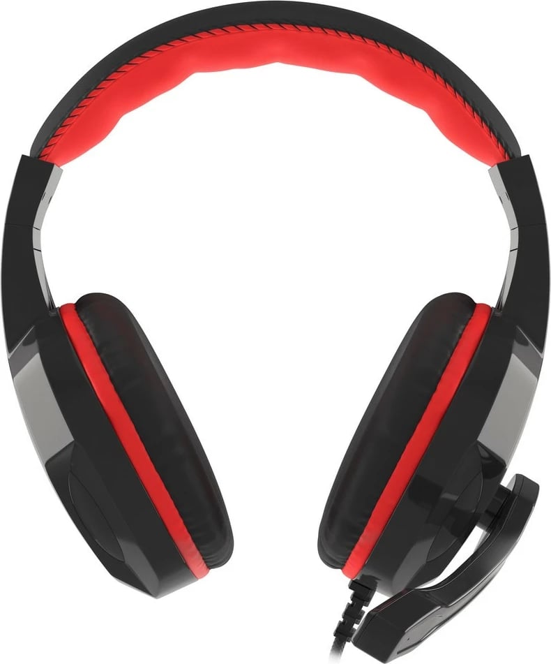 Kufje gaming Genesis Argon 110 me mikrofon, Stereo, 180 cm kabllo, Zezë-Kuqe