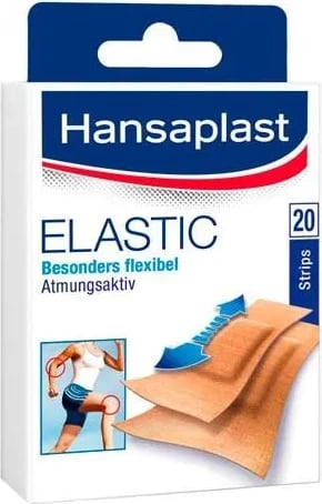 Plaster elastik Hansaplast Elastic unisex, 20 copë