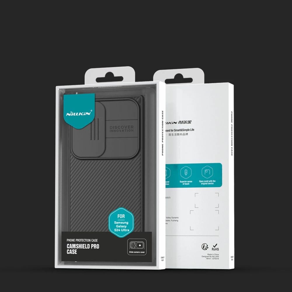 Mbështjellës Nillkin CamShield Pro për Samsung Galaxy S24 Ultra, i zi